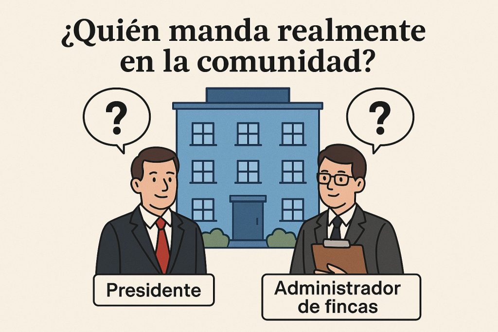 Quién manda realmente en la comunidad