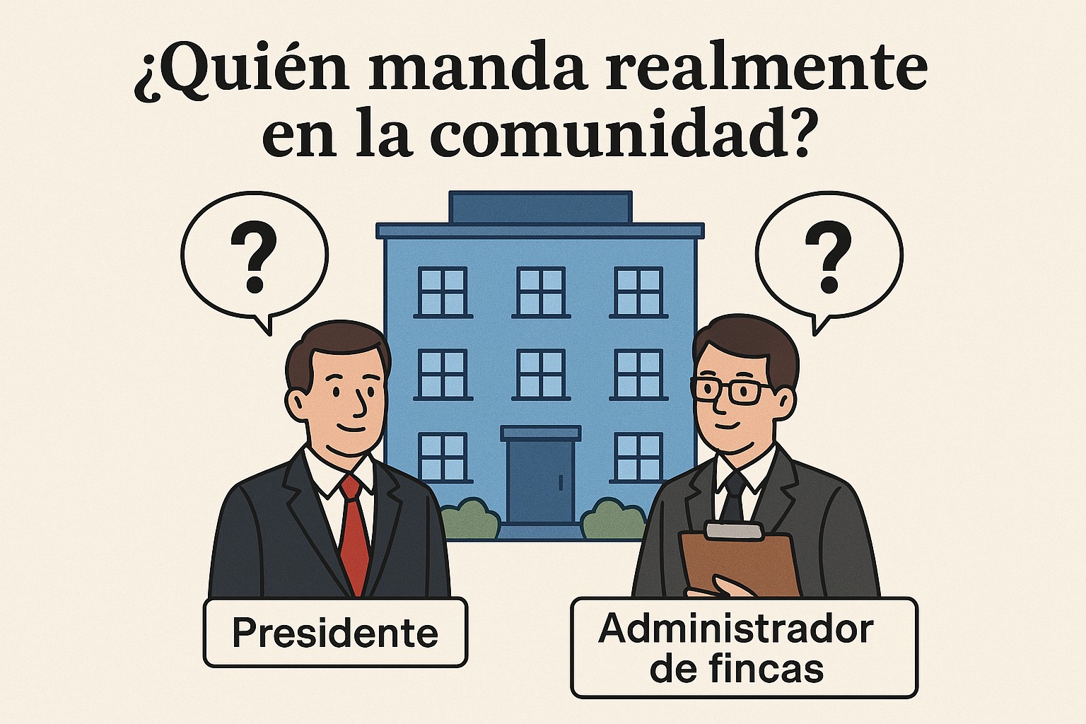 Quién manda realmente en la comunidad