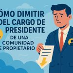 Cómo dimitir del cargo de presidente de una comunidad de propietarios
