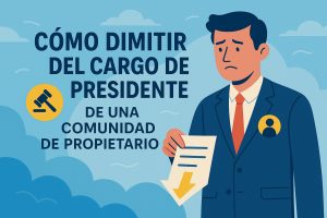 Cómo dimitir del cargo de presidente de una comunidad de propietarios
