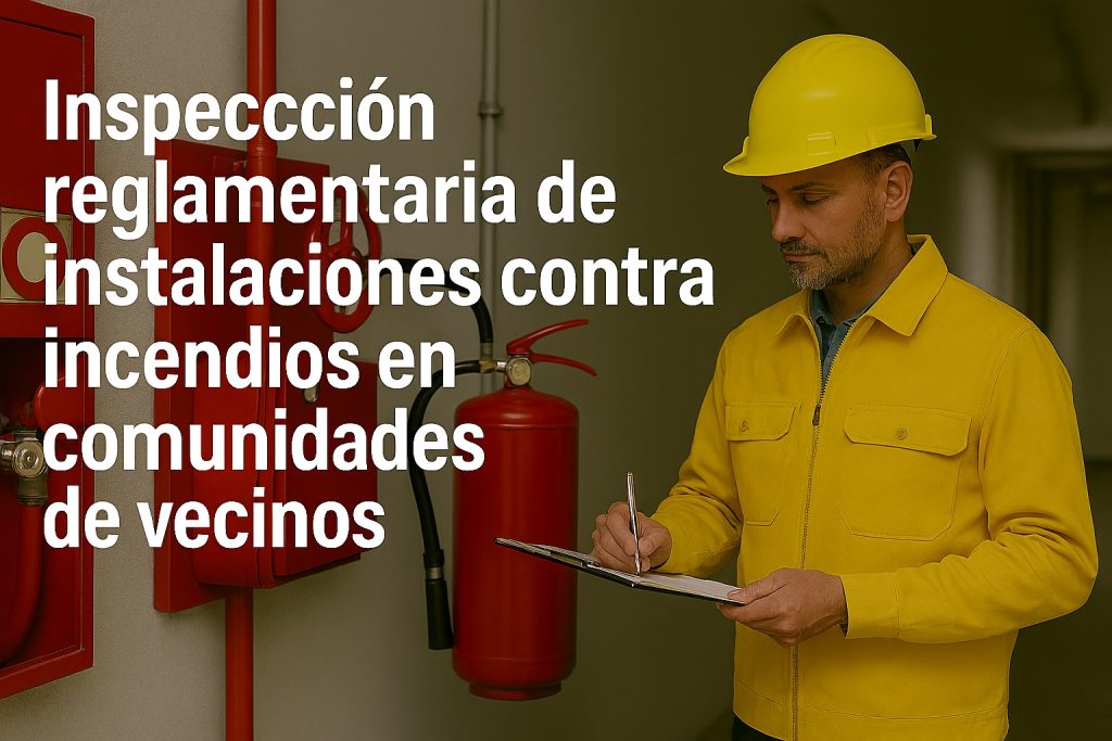 Inspección reglamentaria de instalaciones contra incendios