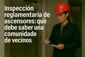 Inspección reglamentaria de ascensores
