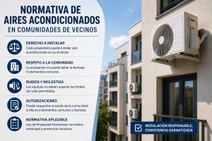 Normativa de aires acondicionados en comunidades de vecinos